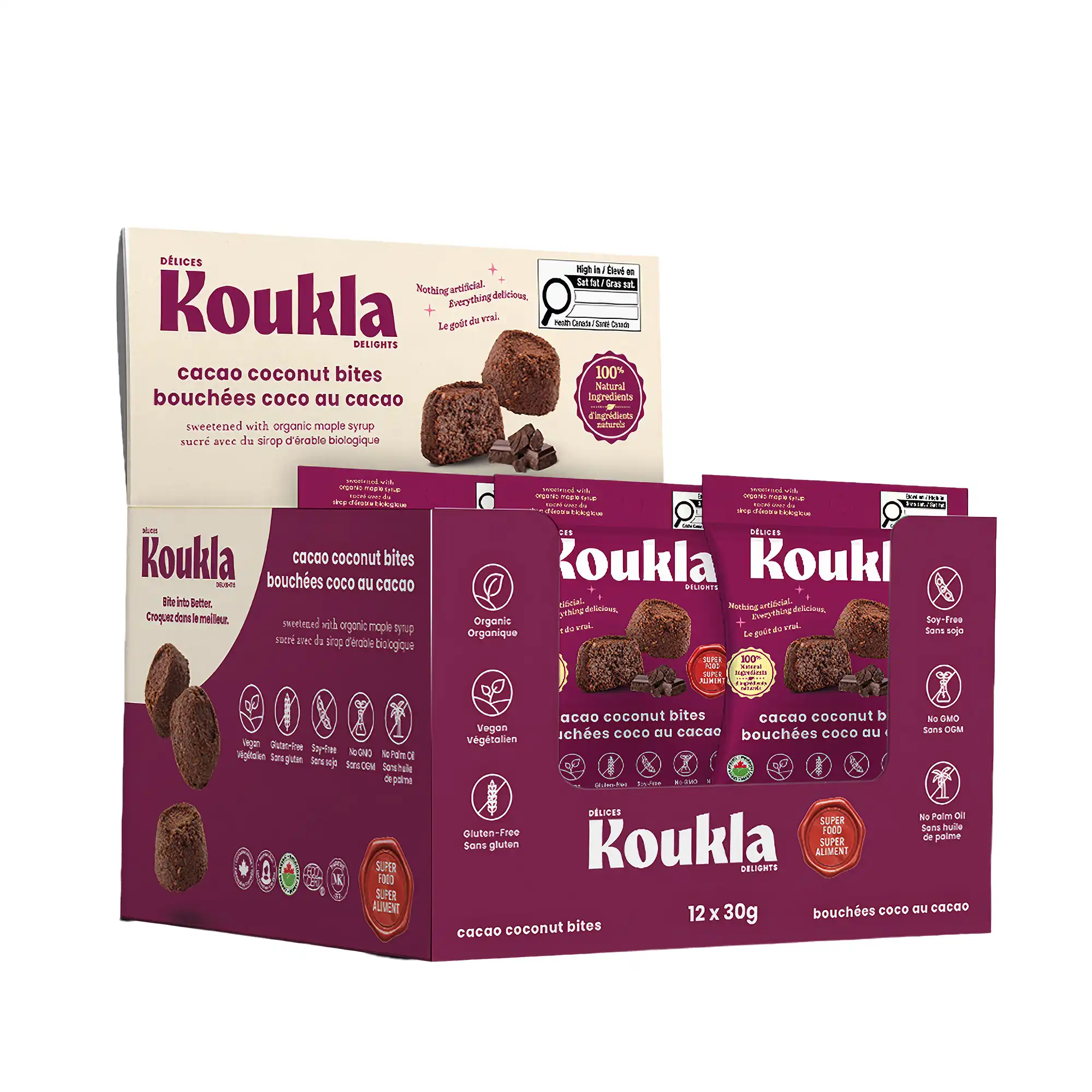 Koukla Delights Cacao Coconut Bites Mini Pack