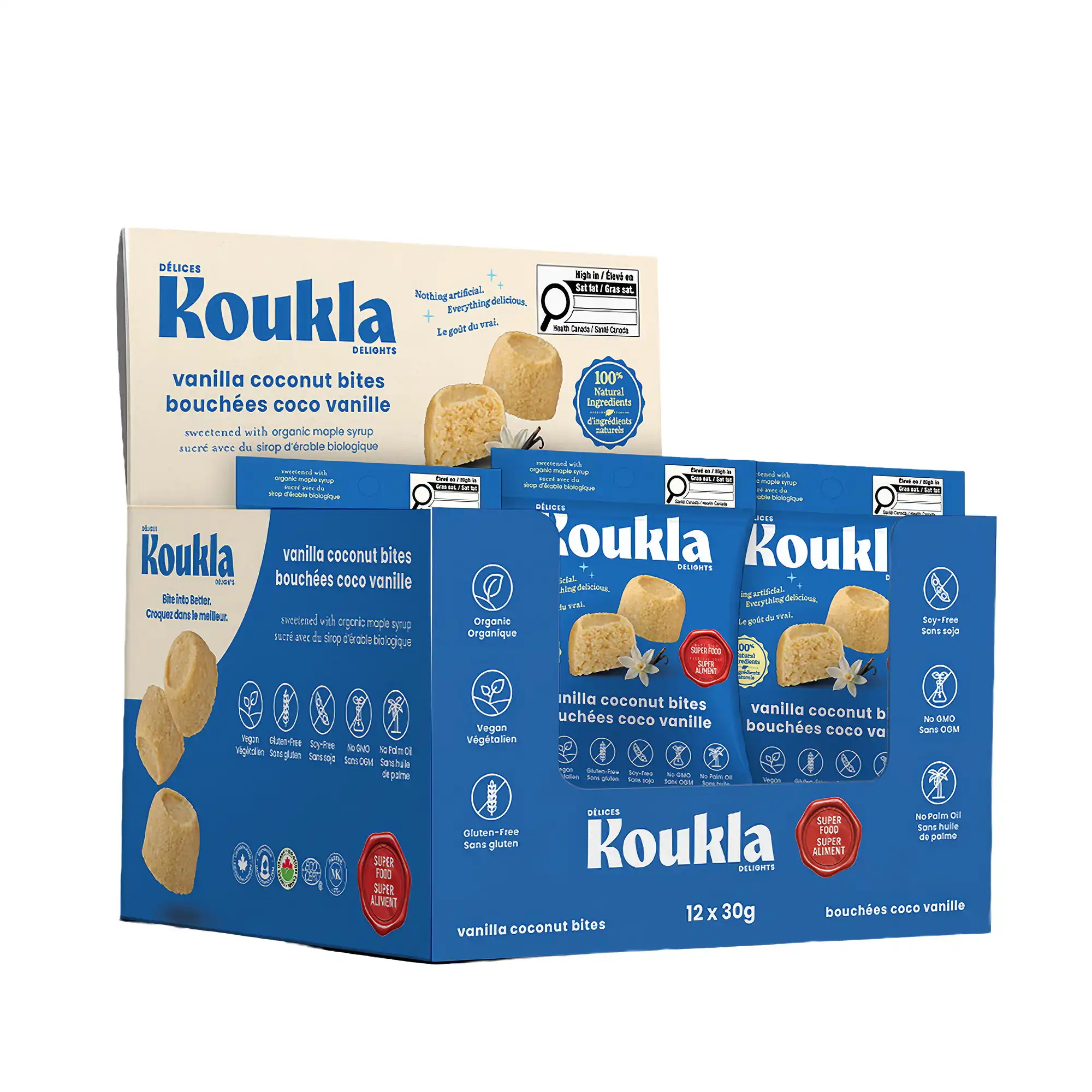 Koukla Delights Vanilla Coconut Bites Mini Pack